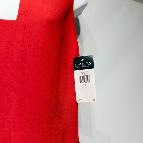 NWT $225 Lauren Ralph Lauren Wide Leg Sleeveless Jumpsuit Romper Women 6 no belt - Picture 6 of 15